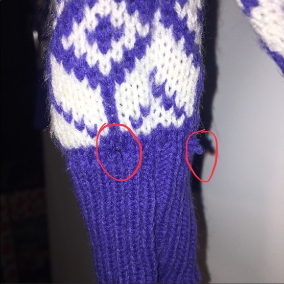 Vintage 1980’s Village Green | Snowflake Sweater - Fair Isle Print - Picture 5 of 5